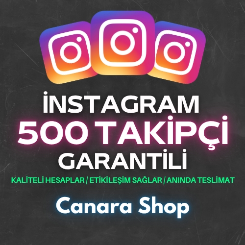  ⭐ İNSTAGRAM 500 TAKİPÇİ - Garantili - Hızlı - Piyasanın En İyisi